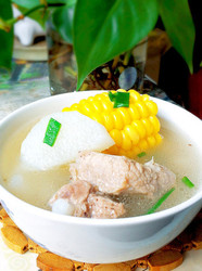 山药玉米排骨汤