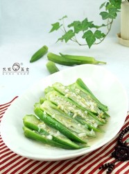 白灼秋葵