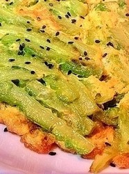 苦瓜蛋饼