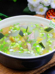 冬瓜酸芋荷肉片汤