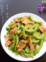 凉瓜肉片