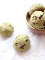 抹茶蔓越莓麻薯面包
