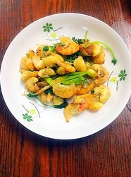 葱爆大虾