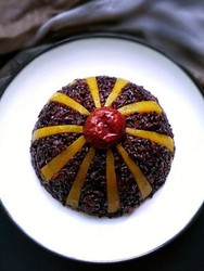 金瓜黑米饭