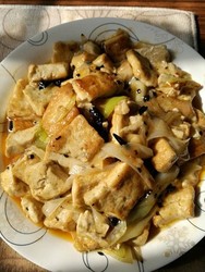 大葱烧豆腐