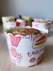 双色杏仁杯子蛋糕