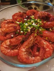爆炒黑虎虾
