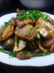 韭菜豆干炒肉