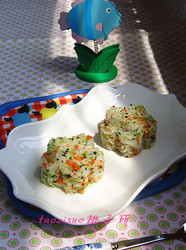 花朵蔬菜饭团