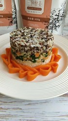 三色藜麦饭堡