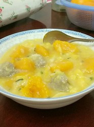 南瓜疙瘩汤