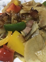 腊肉炒萝卜