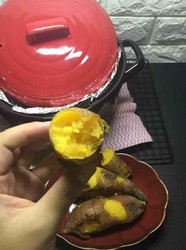 童年的味道-砂锅烤红薯