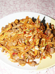 酸辣鸡胗