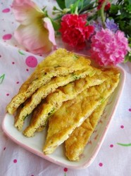 虾酱煎蛋饼