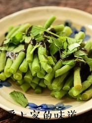 黑芝麻酱拌豇豆