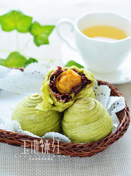 抹茶玫瑰蛋黄酥
