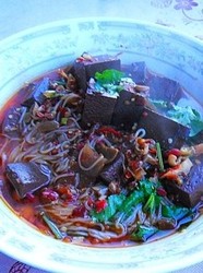红油鸭血