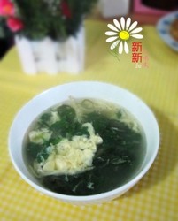 银鱼荠菜蛋花汤