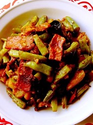 培根土豆焖扁豆
