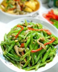 芸豆炒肉丝