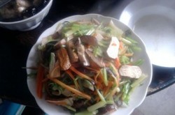 香菇炒豆腐干