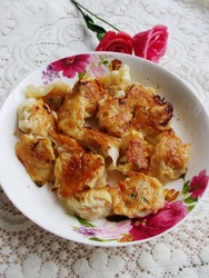 香煎鲜虾猪肉馄饨