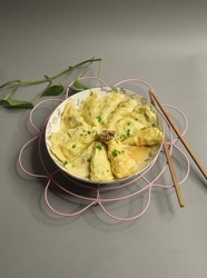 高汤蒸蛋饺