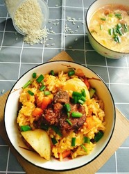 懒人版排骨焖饭