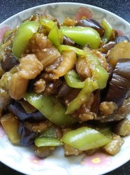 辣椒炒茄子