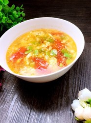 豆瓣番茄蛋汤