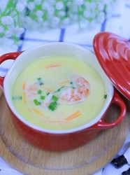 虾仁豆腐蛋羹 宝宝辅食食谱