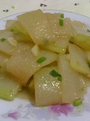 素炒冬瓜片