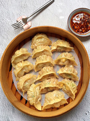 西葫芦肉馅蒸饺