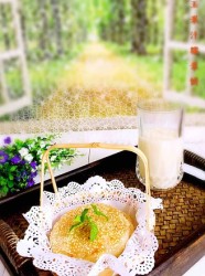 芝麻玉米糯米饼