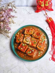 肉末酿豆腐