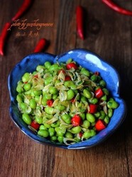 毛豆炒虾皮