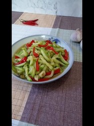 清炒西葫芦丝