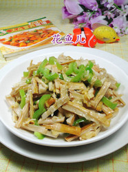 青椒炒羊尾笋