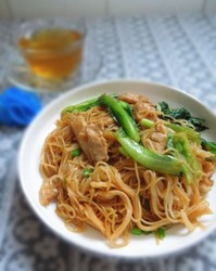 生菜炒米粉
