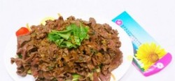 芥蓝牛肉炒河粉