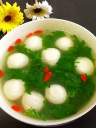 荠菜鱼圆羹