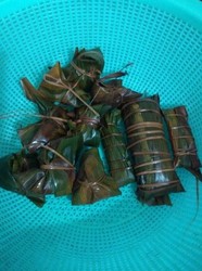 西米红豆粽子