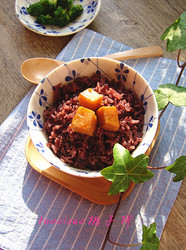 红薯紫米饭