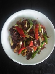 韭黄炒郡肝