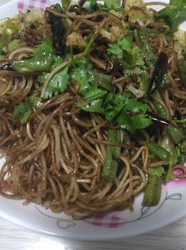 豇豆肉末孜然炒面