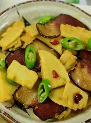冬笋炒腊肉