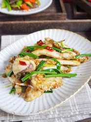 姜葱炒脆肉鲩