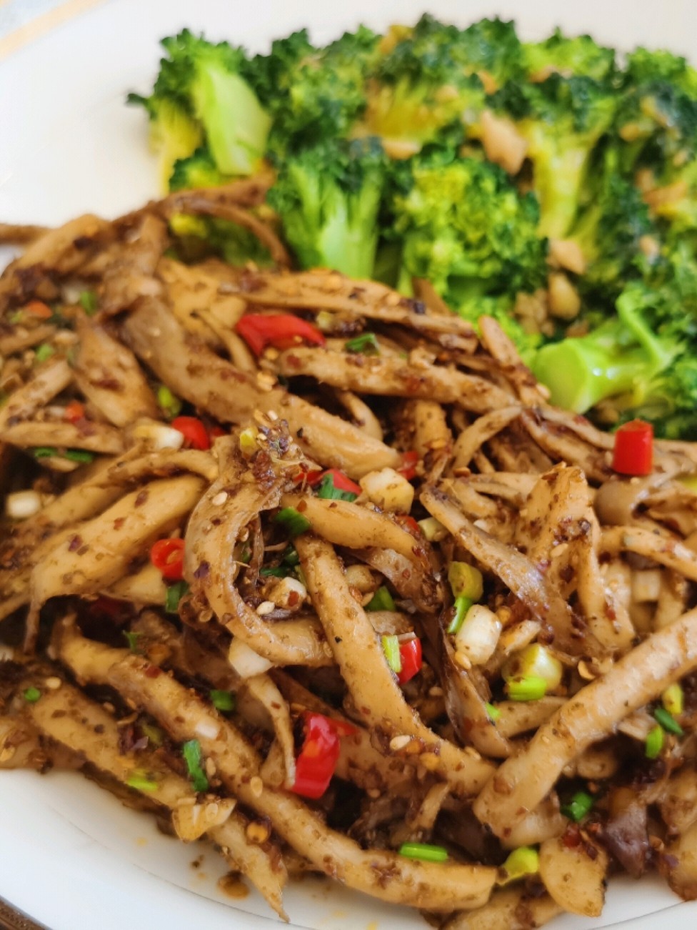 香辣烧烤味手撕杏鲍菇-素食