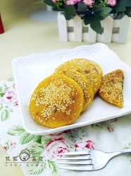 豆沙南瓜饼